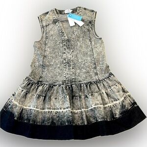 Tanya Taylor black denim Allie dress! NWT